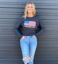 Load image into Gallery viewer, American Flag Long Sleeve T-Shirt
