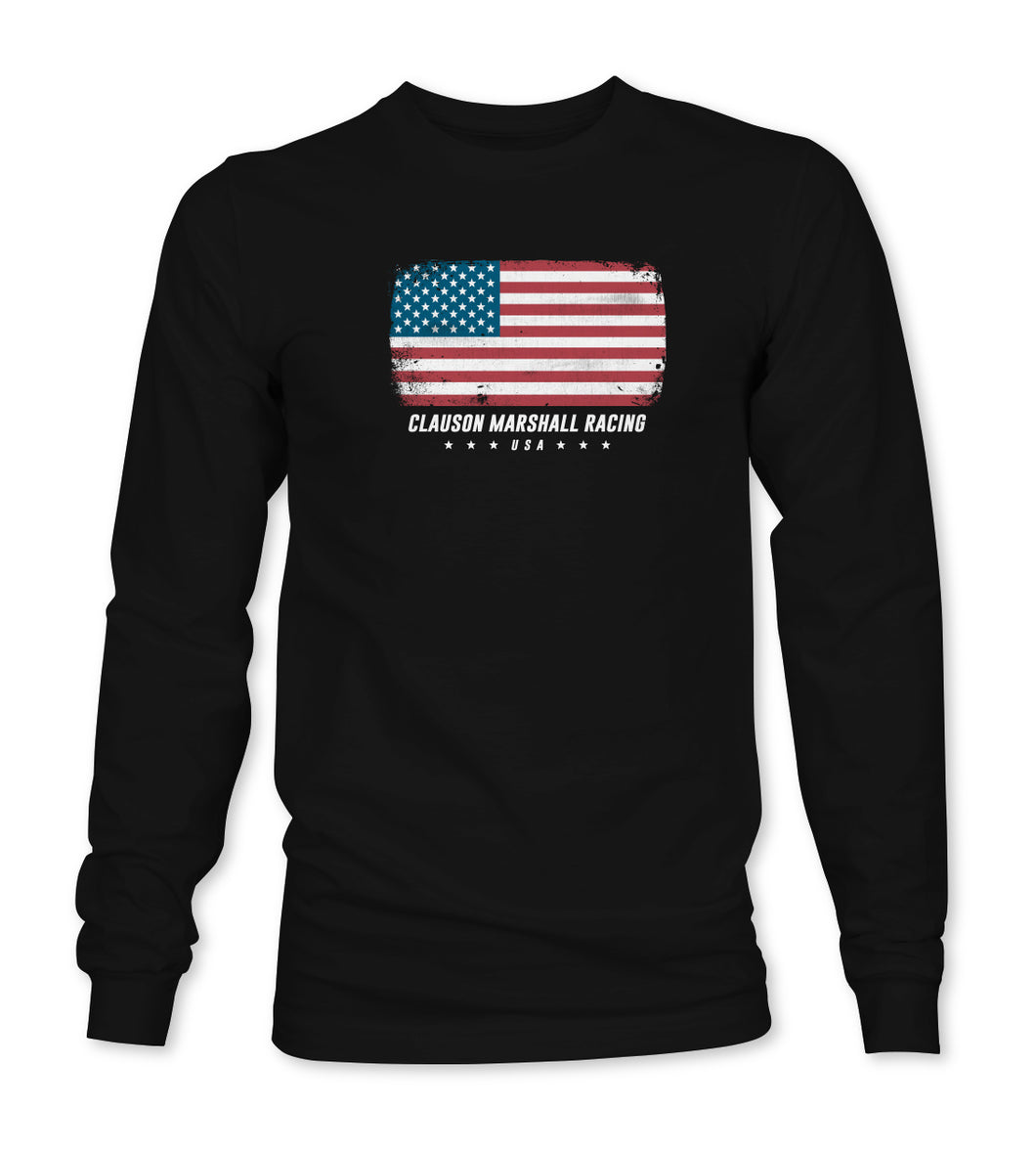 American Flag Long Sleeve T-Shirt